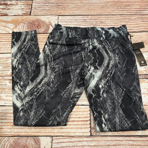 NEW Velocity marble print leggings size large - Picture 1 of 10